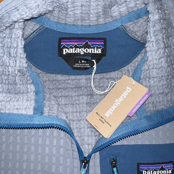 Patagonia - Regulator R2 TechFace Full Zip Fleece Jacket Grey Men’s Large L NWT - Picture 3 of 4